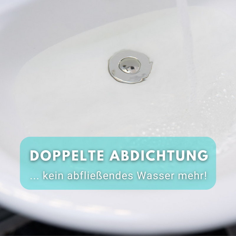 Soupape d'écoulement pop-up | WaterJake® (+serviette sèche GRATUITE)