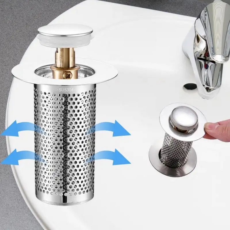 Soupape d'écoulement pop-up | WaterJake® (+serviette sèche GRATUITE)